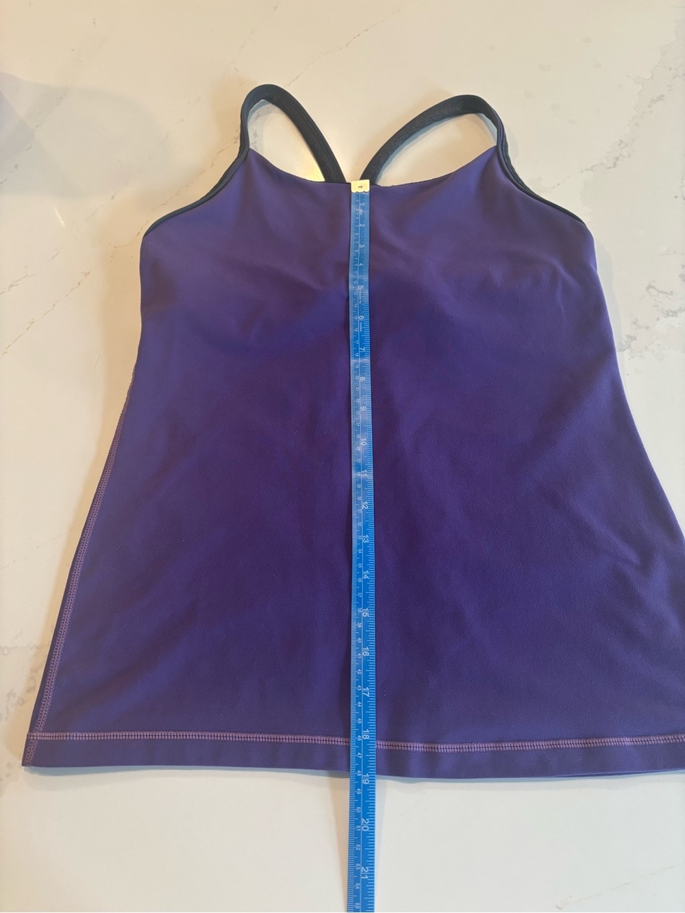 Lululemon Purple Athletic Tank Top with built in bra